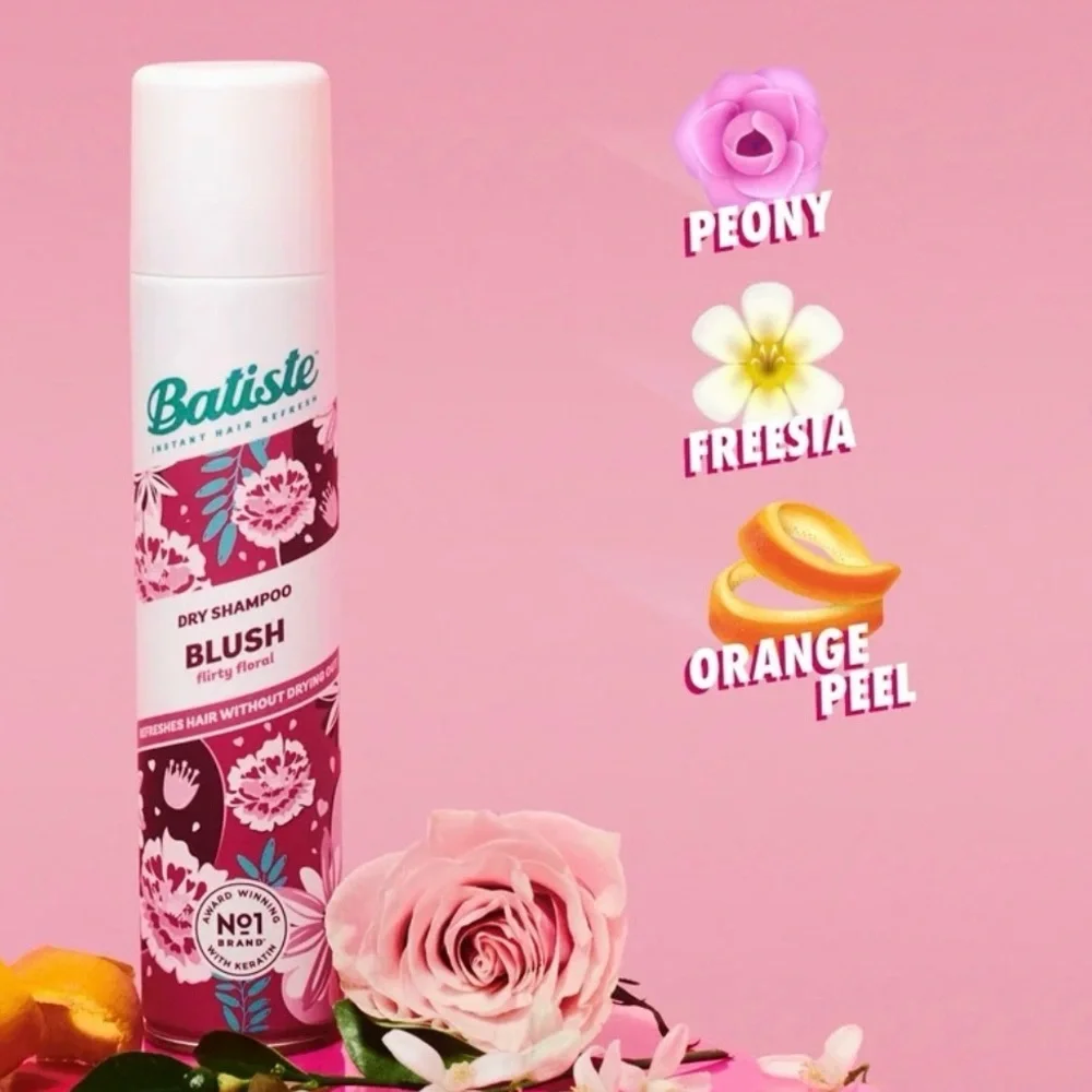 Batiste Dry Shampoo, Blush Fragrance, Mini 1.06 OZ - Picture 4 of 7